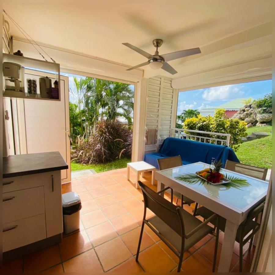 Appartement Rez-De-Chaussee De Villa A 1 Minute De La Plage Сен-Франсуа Екстер'єр фото